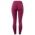 thumbnail image 5 of AWZXDE Honeycomb Texture Yoga Pants with Pockets High Waist Compression Workout Leggings for Women Sweat-Wicking Hot Pink,S, 5 of 7