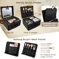 thumbnail image 4 of Estuche de maquillaje Faquenc con espejo de tocador iluminado y organizador, 4 of 8