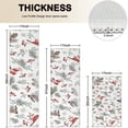 thumbnail image 4 of White Christmas Bird and Pine Pattern Kitchen Rugs Sets Of 3,Kitchen Runner Rugs Non Skid Washable,Decorative Kitchen Floor Mats for Kitchen,Sink,Laundry,17"x30"+ 17"x47" + 17"x59", 4 of 6