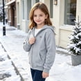 thumbnail image 5 of Zorckvet Girls' Gray Outerwear Jackets for Little Kids/Big Kids, 5 of 8