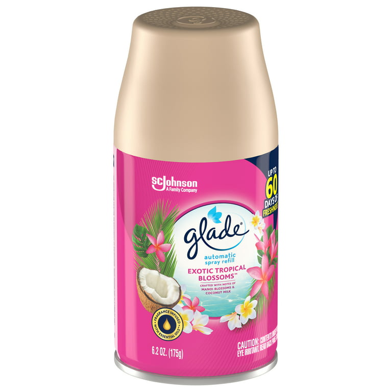 Glade - Lot de 8 - Glade Sense & Spray Recharge Exotic Tropical Blossom
