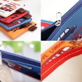 thumbnail image 6 of opvise Students Pencil Bag Pen Case Cartoon London Style Zipper Cosmetic Pouch Coin Purse Red, 6 of 8