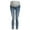 Blue, variant on asdoklhq Maternity Clothes for Women Clearance,Women Solid Color High Waist Jeans Flares Ankle Pants Trouser Blue