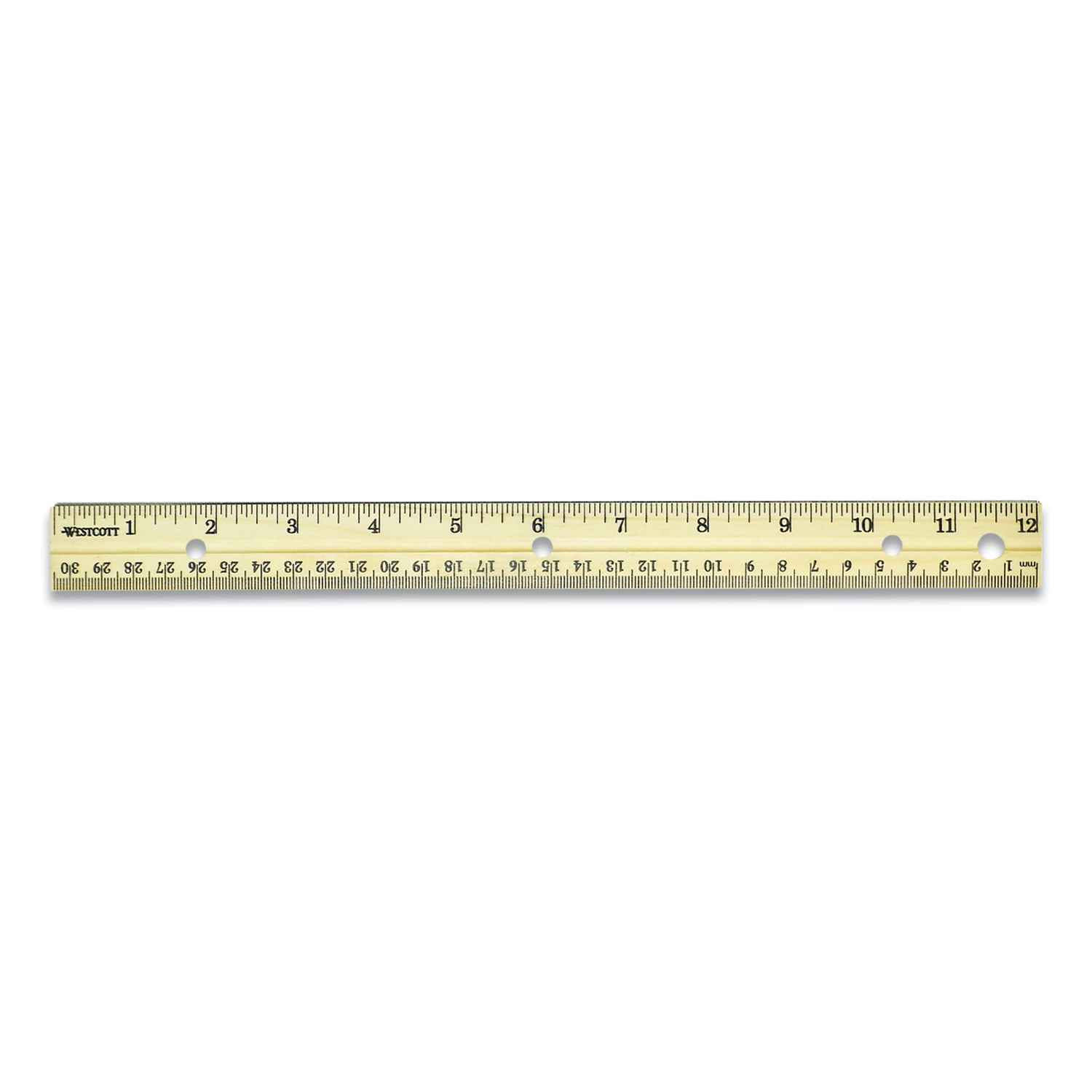 Westcott 12" Ruler Brown 36/Box 17724