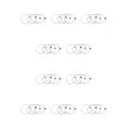 thumbnail image 1 of Eigraketly Cuerdas de ukelele de 4 piezas, pieza de repuesto Musical de mejor resonancia, cuerda de guitarra flexible con sonido de Blanco U12 10piezas, 1 of 6