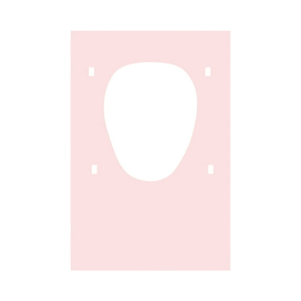 Yhmxh Decoración del baño Funda de inodoro desechable de 30 unidades, grande, para uso público, exterior e interior, envuelta individualmente. Gabinete de almacenamiento de baño Accesorios de baño