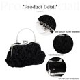 thumbnail image 3 of Bolso de mano de noche JAMBHALA Dressy Floral Satin para mujer, 3 of 8