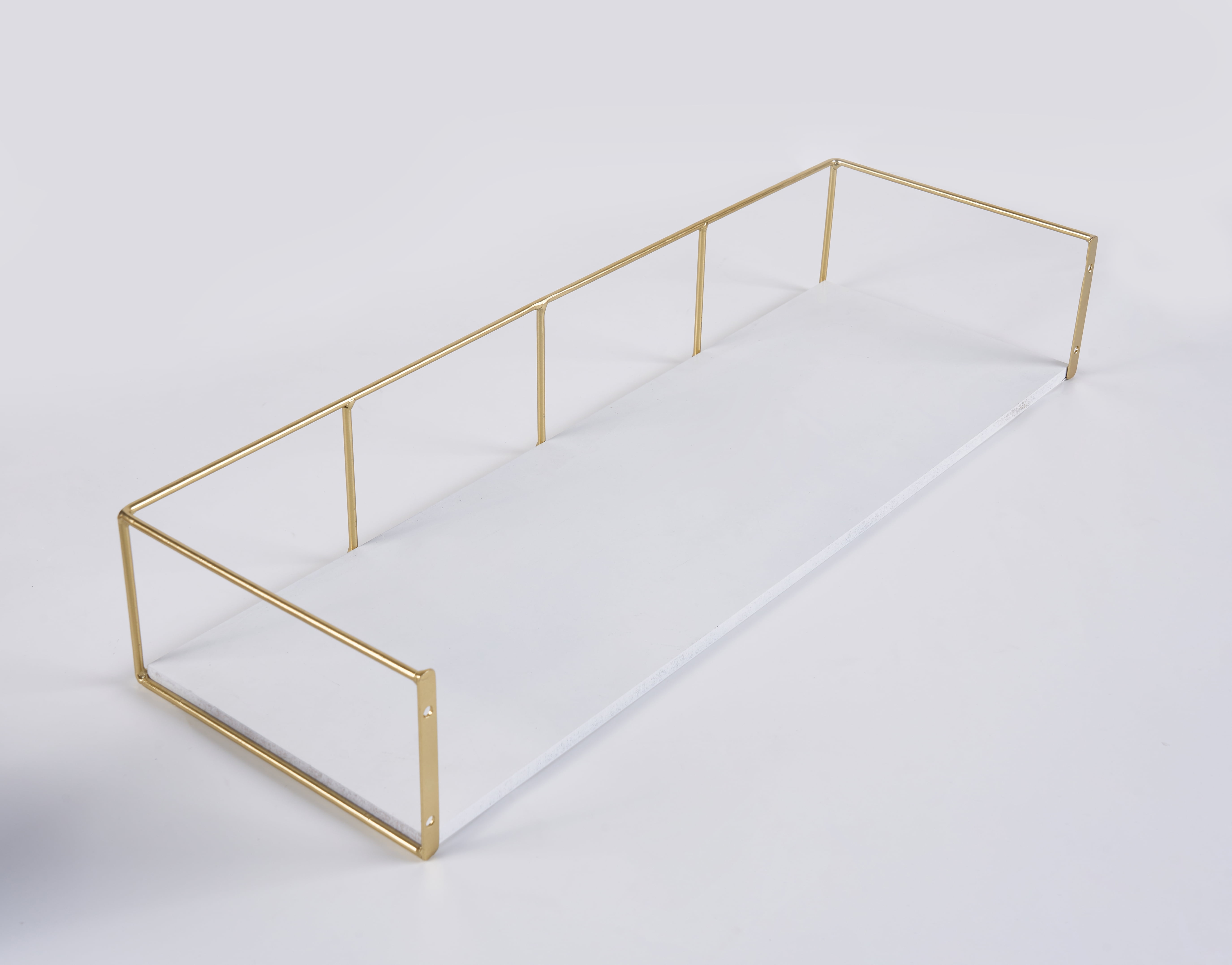 Urban Shop Iron Floating Shelf 24.02" L x 7.87" W x 4" H