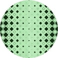 thumbnail image 1 of Ahgly Company Machine Washable Indoor Square Transitional Mint Green Area Rugs, 3' Square, 1 of 7