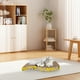 thumbnail image 4 of Combo de cama y poste rascador para gatos, almohadilla grande de cartón corrugado para rascar para gatos de interior, muebles para mascotas, juguete de papel, tablero rascador para gatos, 4 of 6