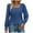 Blue, variant on ZyeKqe Womens Blouses Square Neck Long Sleeve Casual Stretchy Pullover Tops Fall Fashion Loose Fitted Dressy Shirts