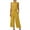Yellow, variant on ibuvkizy Two Piece Sets for Women,Summer Casual Outfit Sets,Women Jogger Outfit Plus Size,2PC Fashion Woman Round Neck Solid Sleeveless Blouse +Loose Pockets Pants Sets,Womens Clothing