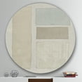 thumbnail image 3 of Designart 'Painted Weaving III FB' Geometric Metal Circle Wall Art, 3 of 3