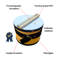 thumbnail image 4 of Instrumento Musical Tambor Didáctico Mediano #6: Madera y Piel ¡Estimula la creatividad y el ritmo!, 4 of 4
