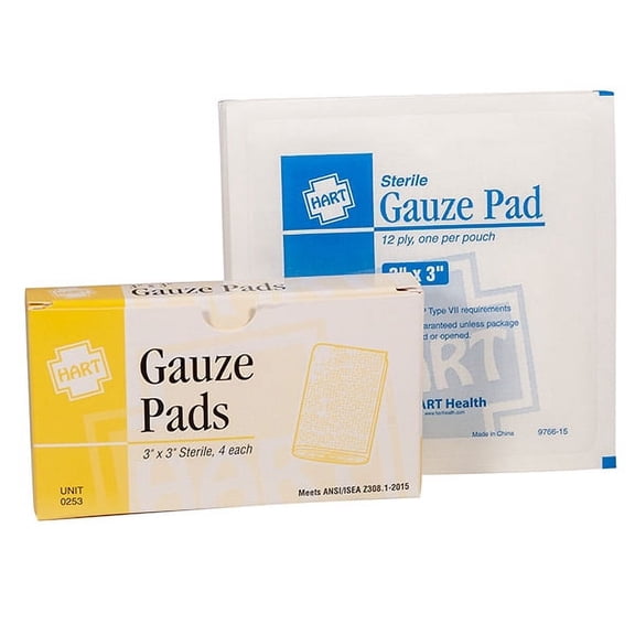 HART Health® Gauze Pads, 4/Box