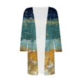 thumbnail image 4 of Long Sleeve Cardigan For Women Fall Open Front Cardigan With Pockets Casual Duster Lightweight Cardigan Sweater, 4 of 4