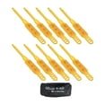 thumbnail image 4 of 10x Cadenas genéricas para neumáticos Cadenas para nieve Diseño hueco Tracción de emergencia en frío Amarillo, 4 of 8