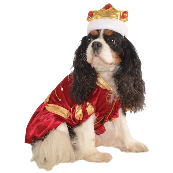 Kanine King Royal Prince Pet Dog Puppy Red Halloween Costume-L