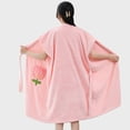 thumbnail image 4 of KYAIGUO Ladies Bathrobe Ladies Plush Bathrobe Thickened Soft Absorbent Shower Spa House Bathrobe, 4 of 6