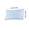 thumbnail image 3 of JoyMoreHome Refreshing Pillow for Sleep 19.69x11.81 Inch, 3D Knitted & Breathable, Washable with Hidden Zipper, Home Soft Cozy Sleepping Pillow, 3 of 6