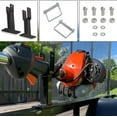 Trimmer Rack Sliding Kojem Single Trimmer Rack Weed Eater Rack, Lockable String Trimmer Rack ...