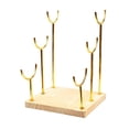 thumbnail image 3 of Exhibidor de pulseras con base de madera, elegante y estable, para guardar joyas. Tres capas, 3 of 9