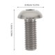 thumbnail image 2 of ADDHAT 4Ud Tornillos Para Montaje De Portabotellas De Con Ajuste Firme Y Acabado Plateado, 2 of 8