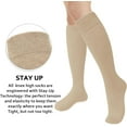 thumbnail image 2 of we fleece 5 Pairs Warm Knee High Socks for Women-Thermal Cotton Socks for Hiking,Work,Winter,Gifts, 2 of 7