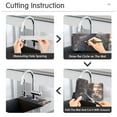 thumbnail image 5 of Black Swan Sink Splash Guard Faucet 30x5.4in Drying Mat Drying Mat Absorbent Pad for Bathroom Kitchen 1PCS, 5 of 7