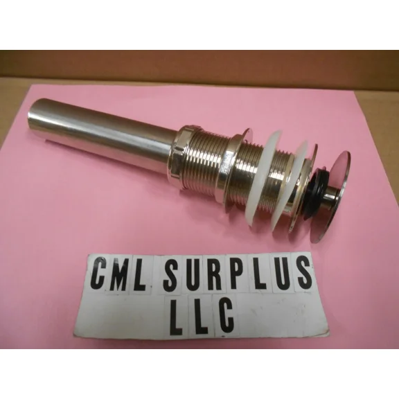 *Bathroom Pop Up Drain Stopper Vessel Basin Sink Brushed Nickel Free Shipping