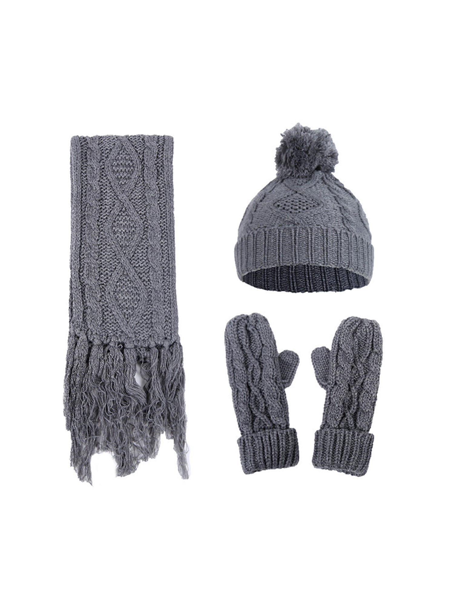 ladies scarf and gloves set