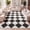 White/Charcoal, variant on JONATHAN Y ATHENS 5 x 8 Area Rug, Draper Geometric Diamond Pattern - White/Charcoal, ATH100A-5