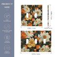 thumbnail image 2 of Yayeee Toggle Light Switch Wall Plate 2-Gang 4.56"x4.48" Decorative Outlet Cover, Bright Floral, 2 of 7