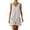 White, variant on Horkkom Linen Dress Women Mini Sleeveless V Neck Summer Dresses Beach Ruffle Vacation Sundresses, S-3XL