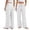 C-White177, variant on DHFJKG Wide Leg Pants For Women Casual Summer Loose Fit Drawstring Waist Lightweight Plain Palazzo Pants