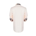 thumbnail image 5 of Men's African Dashiki Long Sleeve Ethnic Button Down Shirt Beige 4XL, 5 of 7
