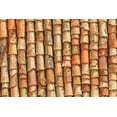 thumbnail image 2 of Wilson, Emily 14x11 Gold Ornate Wood Framed with Double Matting Museum Art Print Titled - Palermo Province-Gangi Terracotta roof tiles in the town of Gangi in the mountains of Sicily, 2 of 4