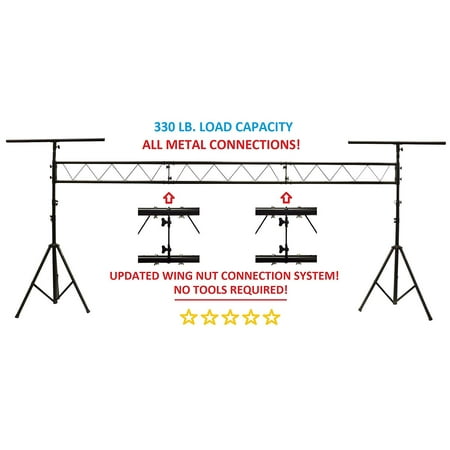 CedarsLink 15FT Portable DJ Lighting Truss/Stand w T-Bar Trussing Stage System
