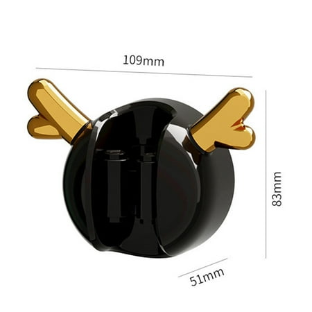 

Deer mop clip hole free wall hanging toilet mop broom clip fixed storage rack