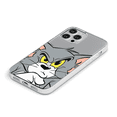 thumbnail image 4 of Mobile phone case for Apple IPHONE 14 original and officially Licensed Tom & Jerry pattern Tom 001 optimally adapted to the shape of the mobile phone, partially transparent, 4 of 5