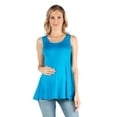 thumbnail image 4 of Maternity Scoop Neck Sleeveless Swing Tank Top, 4 of 5