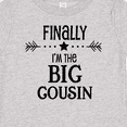 thumbnail image 4 of Inktastic Finally I'm the Big Cousin Boys or Girls Baby T-Shirt, 4 of 5