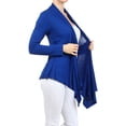 thumbnail image 2 of Women's Open Front Long Sleeve Lightweight Soft Basic Cardigan, 2 of 4