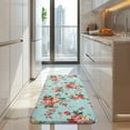 thumbnail image 4 of Pioneer Flower Floral Print Pattern Kitchen Rug Mat,Kitchen Runner Rugs Non Skid Washable,Decorative Kitchen Floor Mats for Kitchen,Sink,Laundry,17"x47.2", 4 of 7