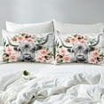 thumbnail image 5 of YST Farmhouse 3-Piece Animal Floral Comforter Set, Full, 5 of 7