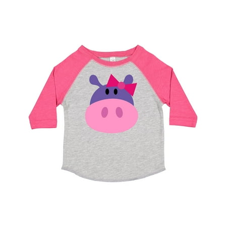 

Inktastic Girl Hippo Gift Toddler Toddler Girl T-Shirt