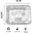 Aluminum Pans Half Size, 9X13, Extra Heavy Duty Disposable Foil Pans