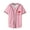 Pink, variant on Eurovision Red Heart Baseball Jersey Shirt Eurovision Song Contest 2025 Merch V-Neck Women Men Short Sleeve Streetwear Clothes