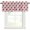Gray, variant on Kitchen Curtain Valances for Windows,Watercolor Cherry Red Heart Bow Rod Pocket Small Valance Short Window Treatment for Bedroom Bathroom Living Room,42"x12"