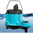 thumbnail image 6 of Little Giant 506274, 1/3 HP, 115 Volts, Blue Submersible Sump Plumbing Pump, 6 of 13